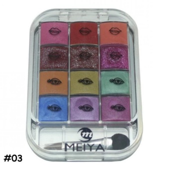12 Colors Lip Gloss & Eyeshadow Makeup Cosmetics Palette 10g#03 July 2018 - 2 12 Colors Lip Gloss & Eyeshadow Makeup Cosmetics Palette 10g#03 - 2