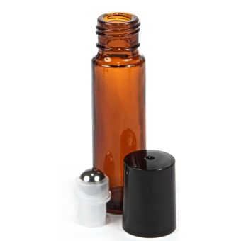 6, Amber, 10 Ml Glass Roller Bottles With Stainless Steel Roller Balls - 5 Ml Dropper Included - Intl June 2018 - 2 6, Amber, 10 ml Glass Roller Bottles with Stainless Steel Roller Balls - 5 ml Dropper included - intl - 2