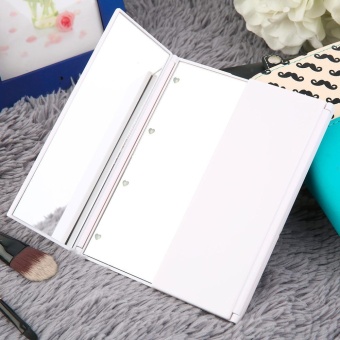 8 LED Light Illuminated Foldable Make Up Cosmetic Tabletop BeautyVanity Mirror - Intl May 2018 - 2 8 LED Light Illuminated Foldable Make Up Cosmetic Tabletop BeautyVanity Mirror - intl - 2