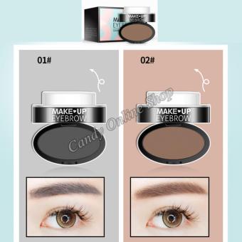 Candy Online Charm Eyebrow Powder Stamp #02 Light Brown April 2018 - 2 Candy Online Charm Eyebrow Powder Stamp #02 Light brown - 2