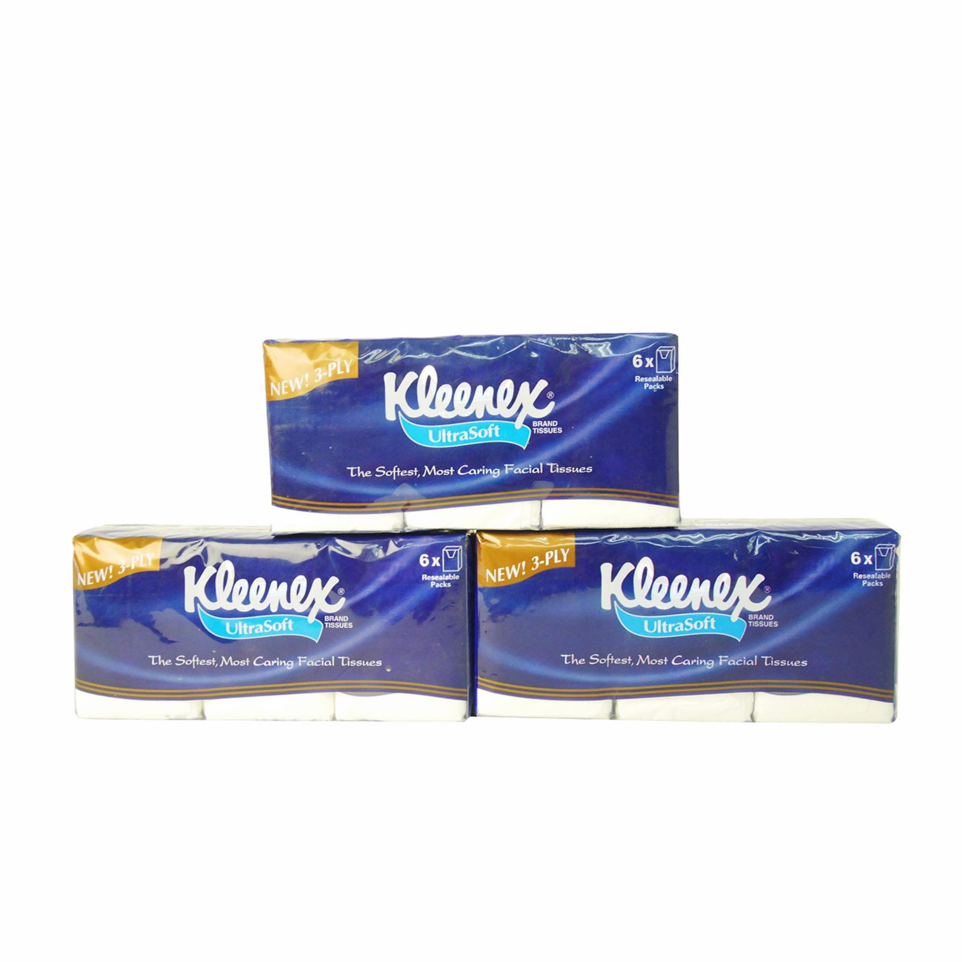 Dark Blue Kleenex Ultra Soft Brand Tissues (6pcs) 3s 186138 w45 Philippines