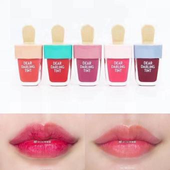 Dear Darling Water Gel Tint ( Ice Cream Bar Tint Limited ) - RedBean Red PK004 June 2018 - 5 Dear Darling Water Gel Tint ( Ice Cream Bar Tint Limited ) - RedBean Red PK004 - 5