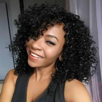 Deep Curl Full Lace Wig Virgin Brazilian Hair Glueless Full LaceHuman Hair Wigs With Baby Hair Lace Front Wig - Intl July 2018 - 4 Deep Curl Full Lace Wig Virgin Brazilian Hair Glueless Full LaceHuman Hair Wigs with Baby Hair Lace Front Wig - intl - 4