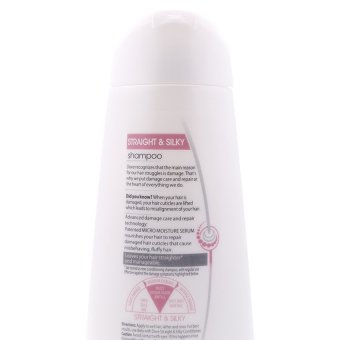 DOVE SHAMPOO STRAIGHT & SILKY 350ML June 2018 - 3 DOVE SHAMPOO STRAIGHT & SILKY 350ML - 3
