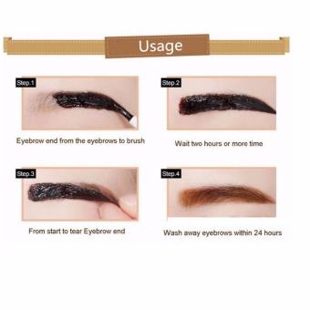 Eyebrow Tattoo Tint My Brows Gel LIGHT BROWN June 2018 - 2 Eyebrow Tattoo Tint My Brows Gel LIGHT BROWN - 2
