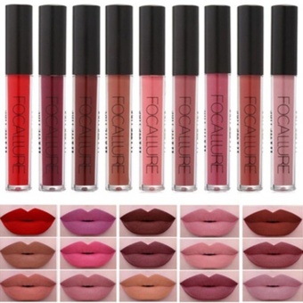 FOCALLURE Long Lasting Liquid Lipstick Matte Lip Gloss Party Makeup 15-Color - Intl June 2018 - 2 FOCALLURE Long Lasting Liquid Lipstick Matte Lip Gloss Party Makeup 15-Color - intl - 2