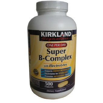 Kirkland Signature Super B-Complex With Electrolytes, 500 Tablets July 2018 - 2 Kirkland Signature Super B-Complex with Electrolytes, 500 Tablets - 2
