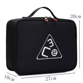 Large Women Travel Portable Three Layers Double Open Organizer Cosmetics Storage Makeup Brush Beauty Professional Make-up Bag - Intl June 2018 - 2 Large Women Travel Portable Three Layers Double Open Organizer Cosmetics Storage Makeup Brush Beauty Professional Make-up Bag - intl - 2