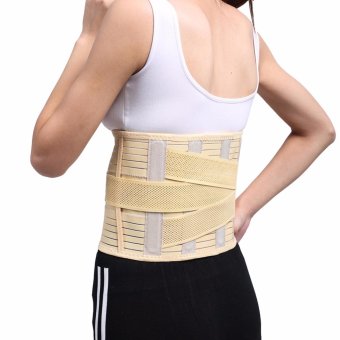 (Large)Adjustable Lumbar Back Waist Brace Support Belt Corset Forweight Loss Lower Back Pain Helps With Posture And For LiftingLumbar - Intl June 2018 - 3 (Large)Adjustable Lumbar Back Waist Brace Support Belt Corset forweight loss Lower Back Pain Helps with Posture and for LiftingLumbar - intl - 3
