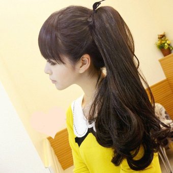 Long Curly Girl Big Wavy Ponytail Wigs Pony Hair HairpieceExtension Hot June 2018 - 2 Long Curly Girl Big Wavy Ponytail Wigs Pony Hair HairpieceExtension Hot - 2