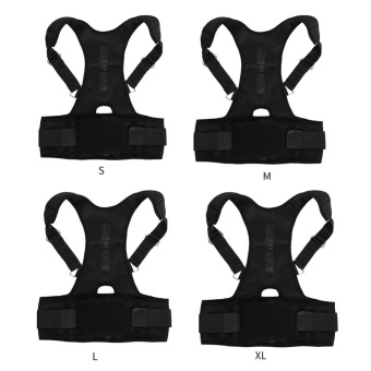 Magnetic Back Shoulder Lumbar Support Posture Correction Belt(L) - Intl June 2018 - 4 Magnetic Back Shoulder Lumbar Support Posture Correction Belt(L) - intl - 4