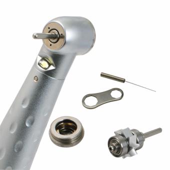 New Denshine Dental High Speed E-generator Fiber Optic LEDHandpiece Standard Torque Push Button 3 Water Spray 2 Hole WithOval Handle - Intl June 2018 - 3 New Denshine Dental High Speed E-generator Fiber Optic LEDHandpiece Standard Torque Push Button 3 Water Spray 2 Hole withOval Handle - intl - 3
