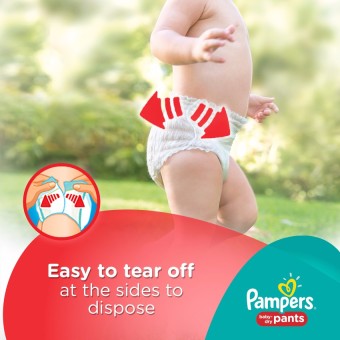 Pampers Baby Dry Pants L 18s - 6 Packs April 2018 - 5 Pampers Baby Dry Pants L 18s - 6 Packs - 5