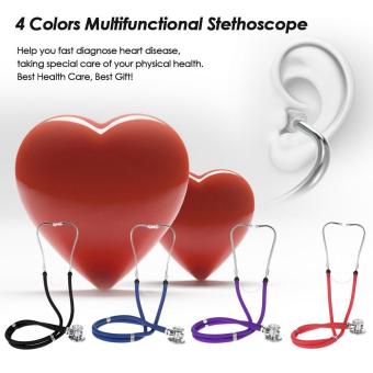 Professional Stethoscope Medical Double Dual Head Colorful Multifunctional Stethoscope Health Care Purple - Intl June 2018 - 5 Professional Stethoscope Medical Double Dual Head Colorful Multifunctional Stethoscope Health Care Purple - intl - 5
