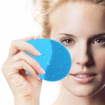 Rechargeable Waterproof Vibrating Facial Cleansing Brush (Blue) June 2018 - 2 Rechargeable Waterproof Vibrating Facial Cleansing Brush (Blue) - 2