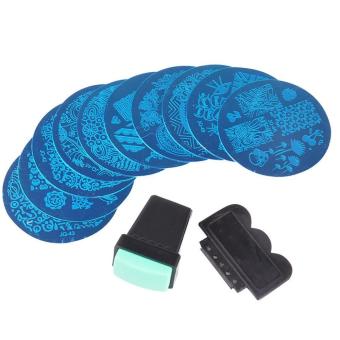 Sqamin 10 Nail Plates +1 Stamper + 1 Scraper Nail Art Polish Stamping Manicure Template Image Stamp Stamping Plates Accessories Kit Nail Art Tools June 2018 - 3 sqamin 10 Nail Plates +1 Stamper + 1 Scraper Nail Art Polish Stamping Manicure Template Image Stamp Stamping Plates Accessories Kit Nail Art Tools - 3