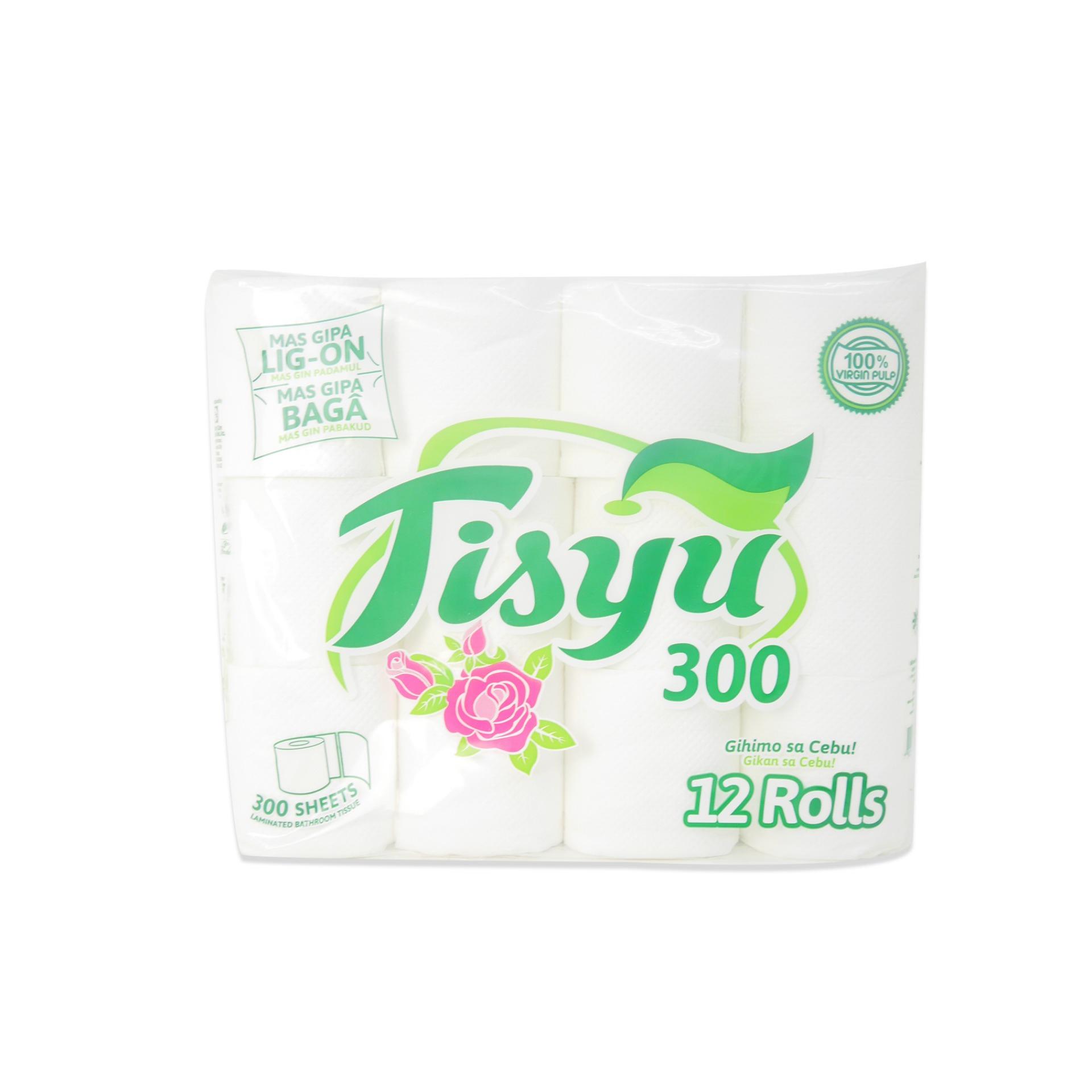 Tisyu 300 Sheets Laminated Bathroom Tissue (12 Rolls) 160770 w45 Philippines