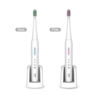 Ultrasonic Electric Toothbrush Rechargeable Oral Care Massage TeethBrush For Adult Kids Children 4 ToothBrush Head 220V - Intl June 2018 - 2 Ultrasonic Electric Toothbrush Rechargeable Oral Care Massage TeethBrush for Adult Kids Children 4 ToothBrush Head 220V - intl - 2