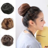 Vanker Women Lady Girl Ponytail Hairpiece Hair Bun Elastic Round Hair Scrunchie Wig Dark Brown August 2018 - 2 Vanker Women Lady Girl Ponytail Hairpiece Hair Bun Elastic Round Hair Scrunchie Wig Dark Brown - 2