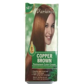 Variance Permanent Hair Color Cream With Deep Caring Oils Recovery(copper Brown) 205g BUY 1 TAKE 1 June 2018 - 2 Variance Permanent Hair Color Cream With Deep Caring Oils Recovery(copper brown) 205g BUY 1 TAKE 1 - 2