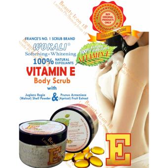 Wokali Vitamin E Softening + Whitening Body Scrub 300ml June 2018 - 2 Wokali Vitamin E Softening + Whitening Body Scrub 300ml - 2