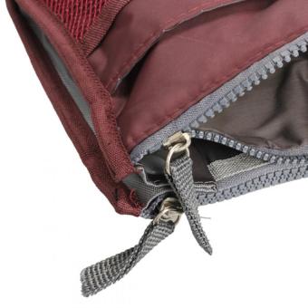 YBC Women Nylon Cosmetic Makeup Bag Organizer Storage Bag PouchHolder Wine Red June 2018 - 5 YBC Women Nylon Cosmetic Makeup Bag Organizer Storage Bag PouchHolder Wine Red - 5