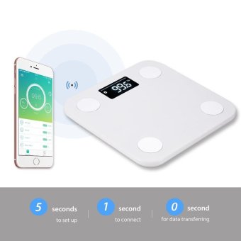 Yunmai Mini Smart Scale - Body Fat Scale With Fitness APP And Body Composition Monitor With Extra Large Display, WHITE - Intl July 2018 - 4 Yunmai mini Smart Scale - Body Fat Scale with Fitness APP and Body Composition Monitor with Extra Large Display, WHITE - intl - 4