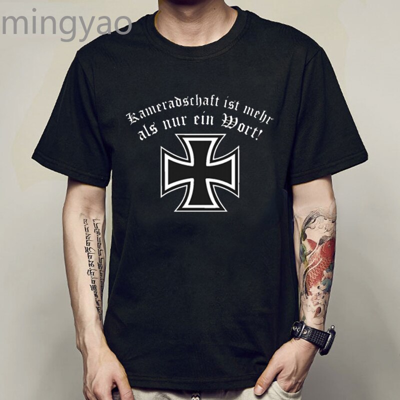 Kameradschaft Bruder Kamerad Freundschaft Bundeswehr T-shirt Summer O-neck Short Sleeve Mens Cloth New Graphic Tee Top Camisetas XS-6XL