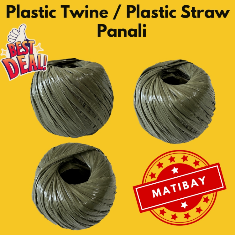 Plastic Straw Tali Twine Panali Black Rope General Craft Top