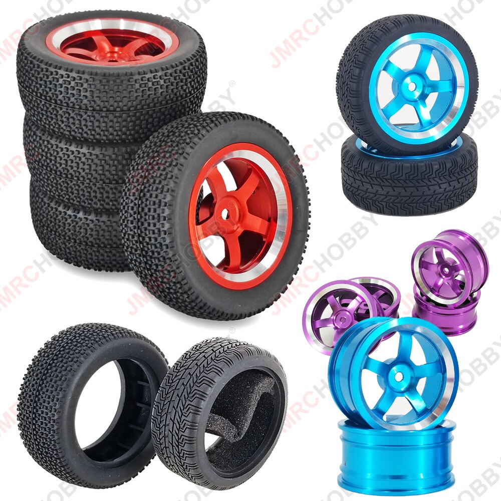 Nâng cấp Nhôm hợp kim ruer off-road On-road bánh xe cho WLtoys 124016 124017 MJX Hyper đi 16207 1620