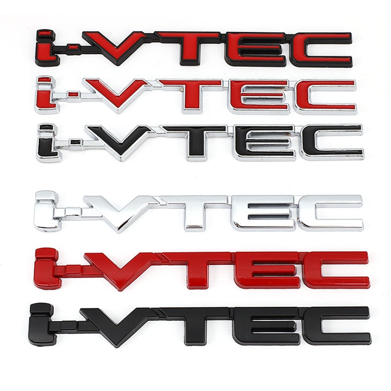 Hot New 3D VTEC Logo Metal Emblem Badge Decals Car Sticker for Honda City