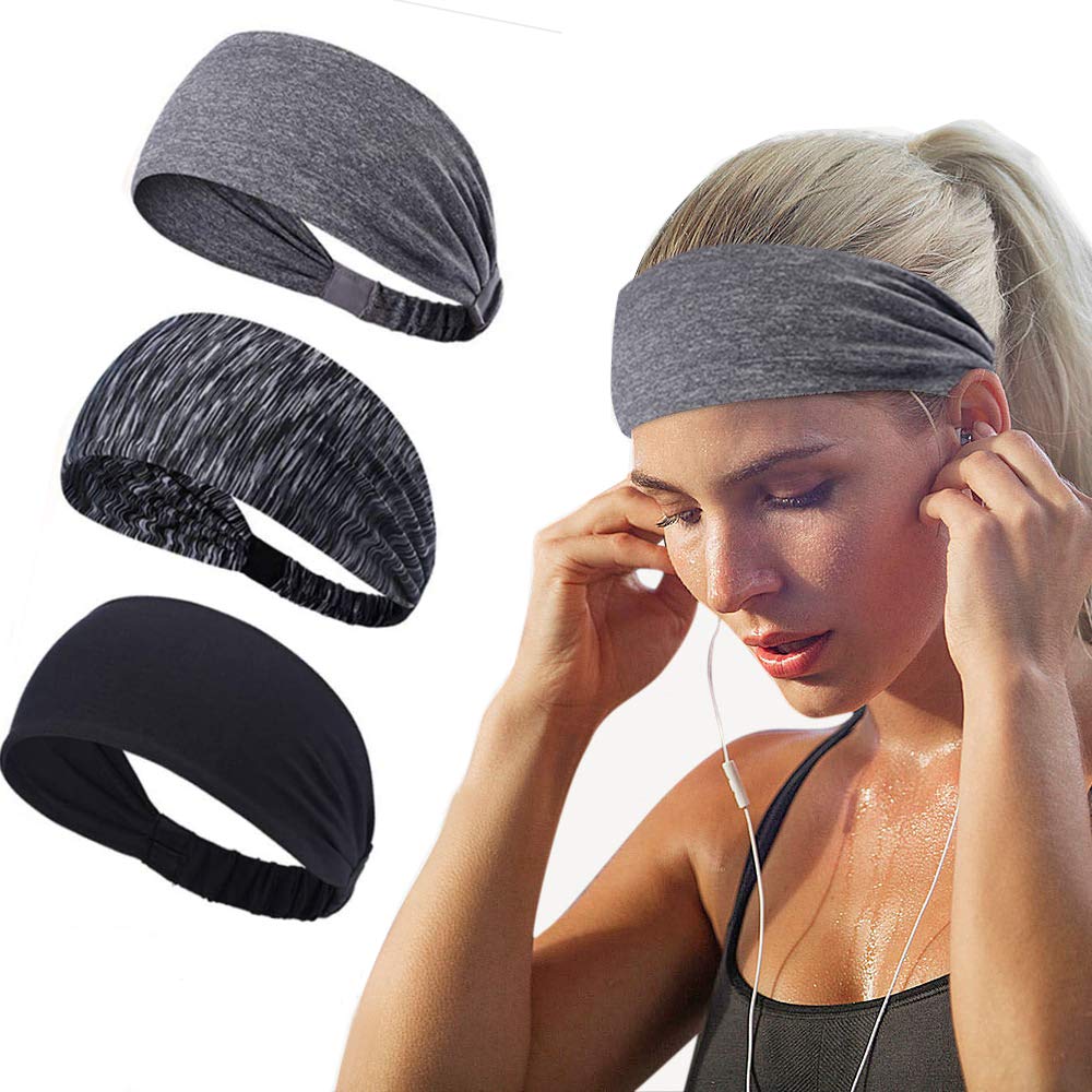 F8C503Y Sports Hair Accessories Elastic Headwear Headwrap Head Band Athletic Wear Yoga Headbands Sport Hairbands
