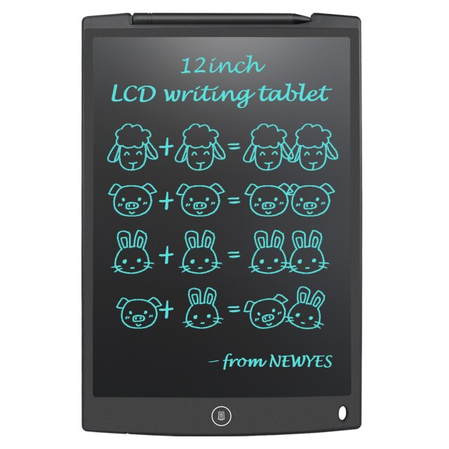 12นิ้ว LCD แท็บเล็ตสำหรับเขียนอิเล็กทรอนิกส์กระดานเขียนเล่นกราฟิกดิจิตอลแท็บเลตฝึกเขียนของขวัญสำหรับเด็ก Early ของเล่นเพื่อการศึกษา