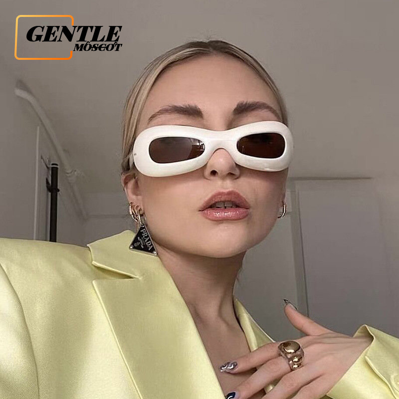 (GENTLE MOSCOT) chống UV khung nhỏ hip hop Kính mát thời trang phương Tây cá tính hiện đại kính mát