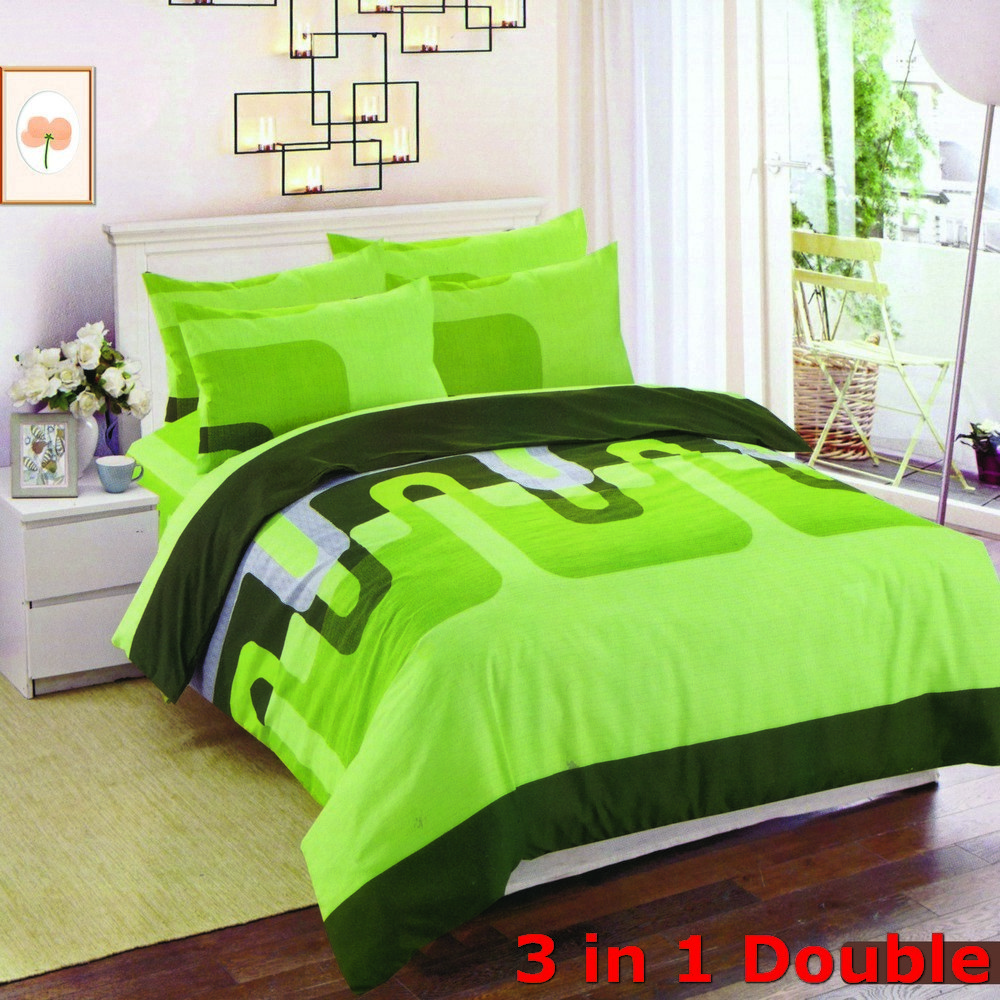 I Home 3 In 1 Double 54 X75 Cotton Bed Sheet Set Premium Quality