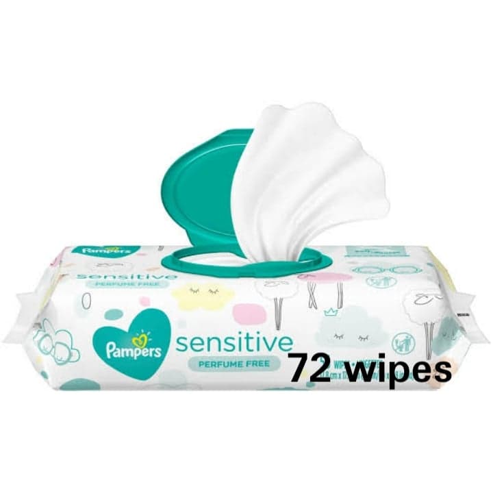 Pampers Sensitive Perfume Free Wipes 72 