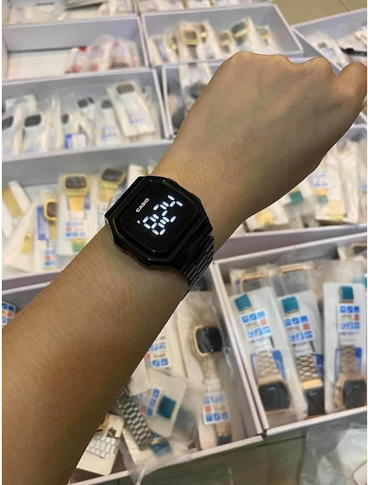 Casio touch watch black Clearance