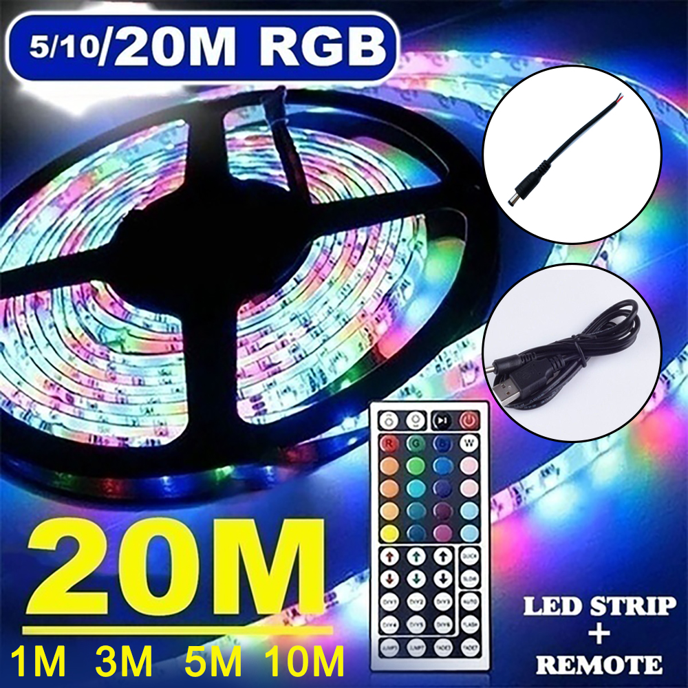 skole Happening riffel With USB Cable】led Lights for Room LED Light Strip rgb with LED TV Lights  with Remote Control Indoor String Lights Change Color LED Lights with  Computers, Home Decoration Backlight | Lazada PH