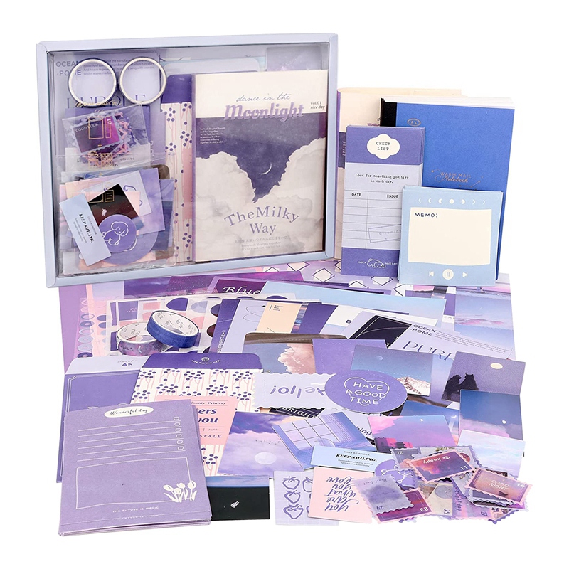 Aesthetic Scrapbook Kit,junk Journal Kit With Journaling