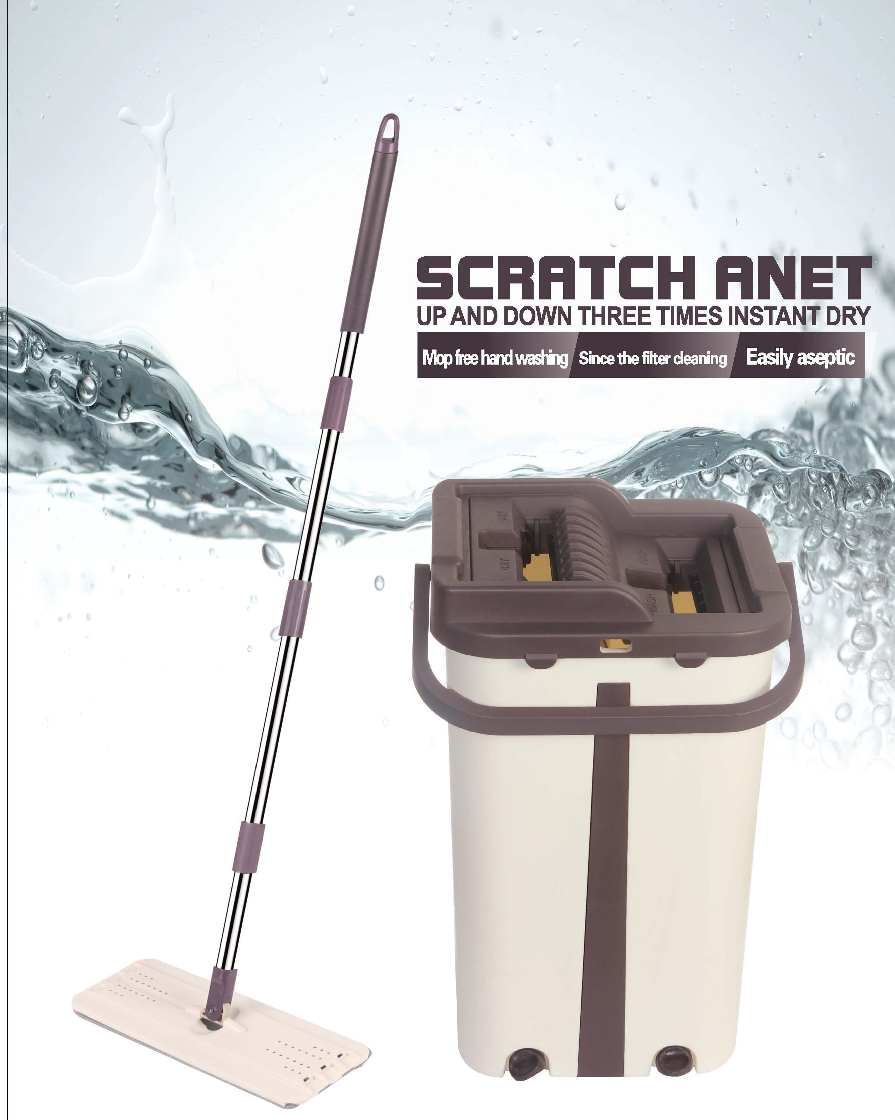 Minixo Scratch Anet Bucket Wringer Handfree Wringing Floor Spin