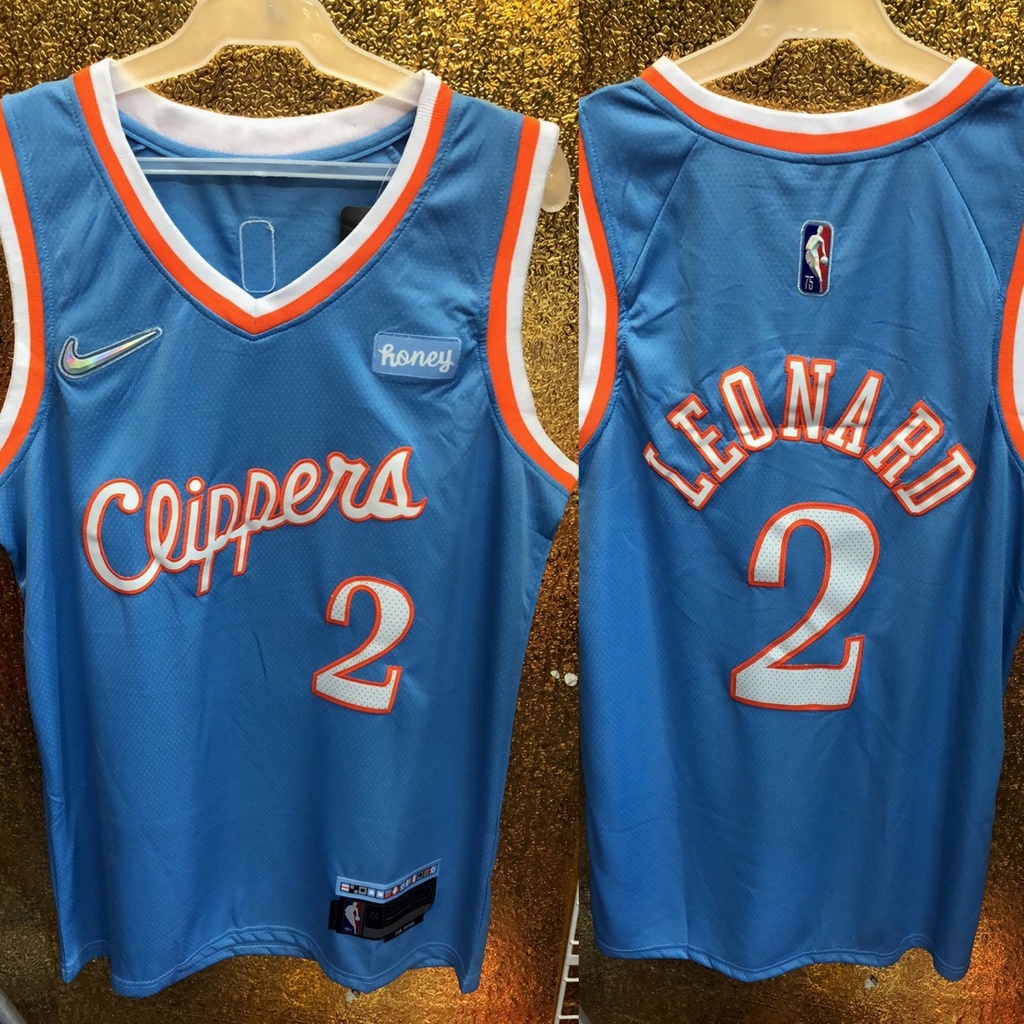 Nike NBA LA Clippers #2 Leonard City Edition Swingman Jersey Men's Size  SMALL 40