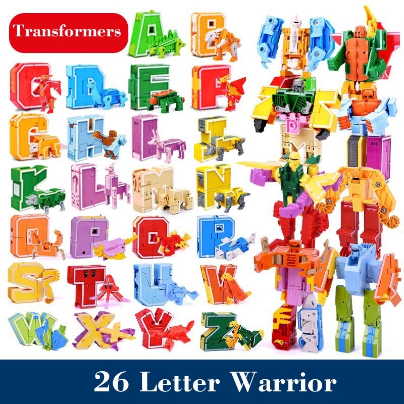 Transformer Alphabet Letters