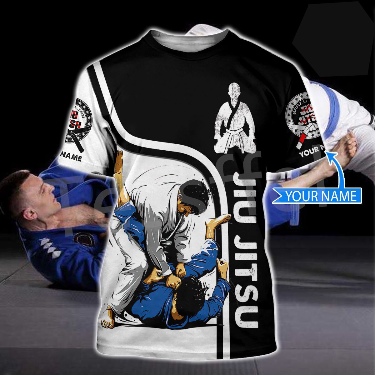 1 tessffel mới nhất thể thao võ thuật jujitsu judo NewFashion 3dprint