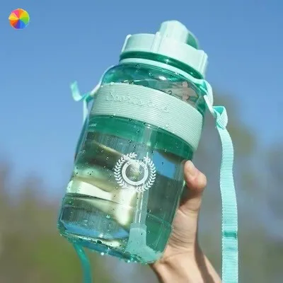 ️FREE strap️ 1L/2L (1000ml /2000ml) Water Bottle Large Capacity BPA Free Bottles Sports Drinking Bottle Outdoor bottle Portable Kettle CRUITRSHOP (11)