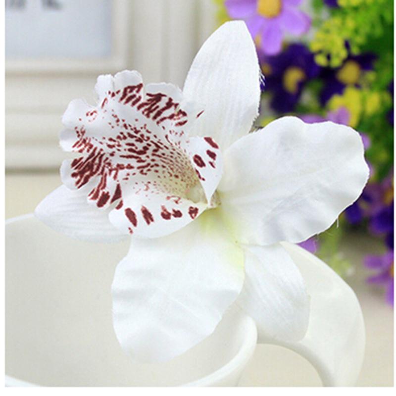 WED639ที่มีสีสันเจ้าสาวงานแต่งงาน Orchid ดอกไม้กิ๊ฟติดผมผู้หญิง Barrette อุปกรณ์เสริม