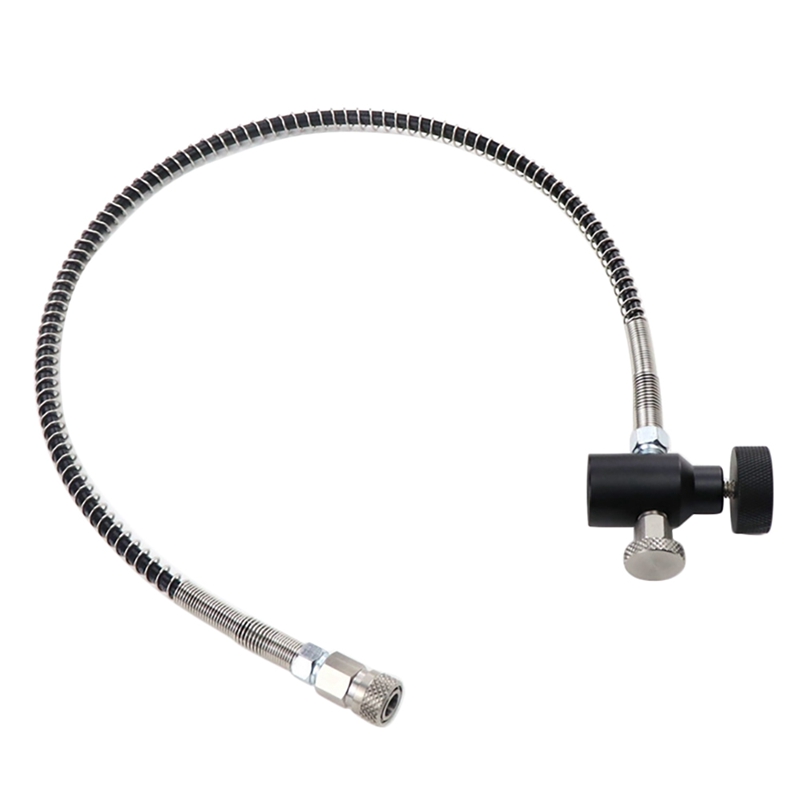 New PCP Fill Station Adapter with 37Inch Hose Line for High Pressure AIR or CO2