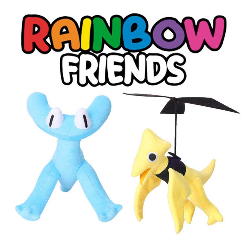Rainbow Friends Chapter 2 Plush, Cyan and Yellow Rainbow Friend