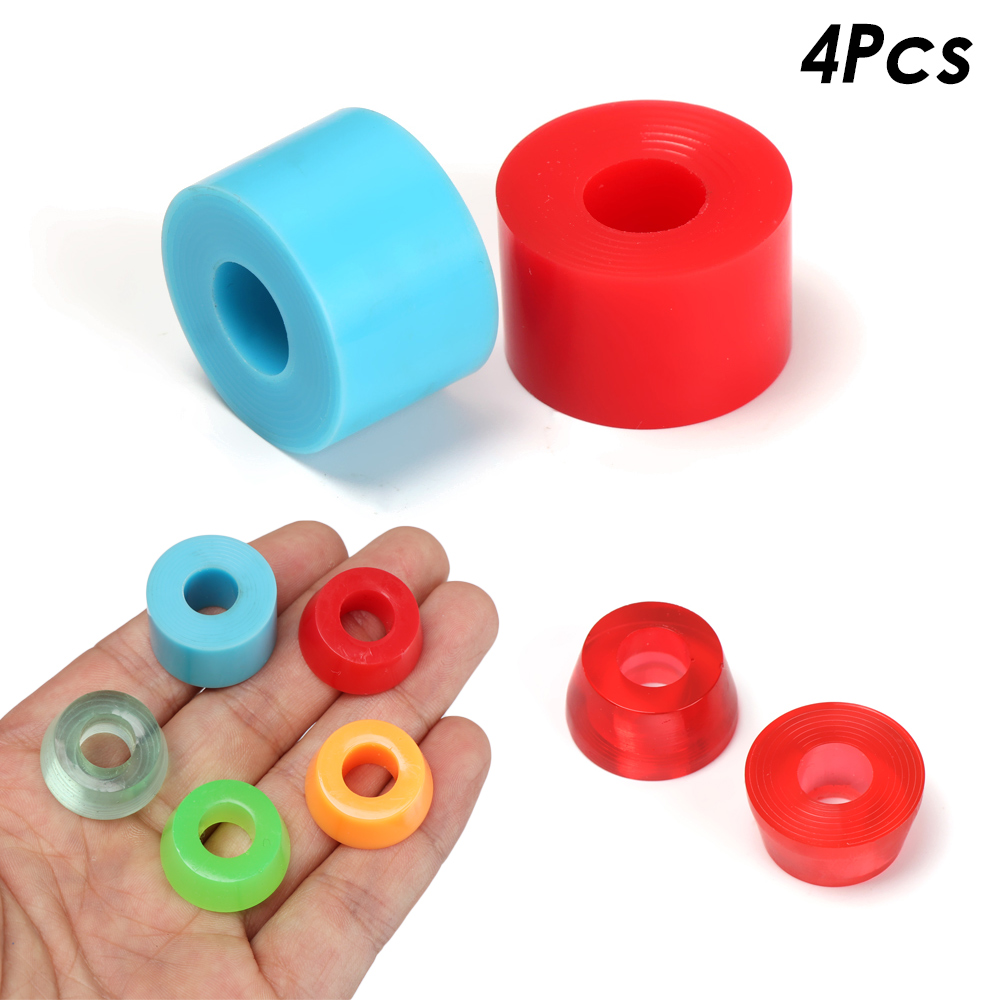 4Pcsกันกระแทกที่มีคุณภาพสูงเต้นรำ2411/16มม.เพลาBushings Bushingล้อรถบรรทุกLongboardอุปกรณ์สเก็ตบอร์ดอะไหล่สกูตเตอร์