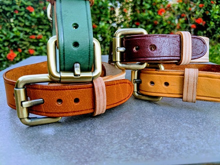fine leather dog collars