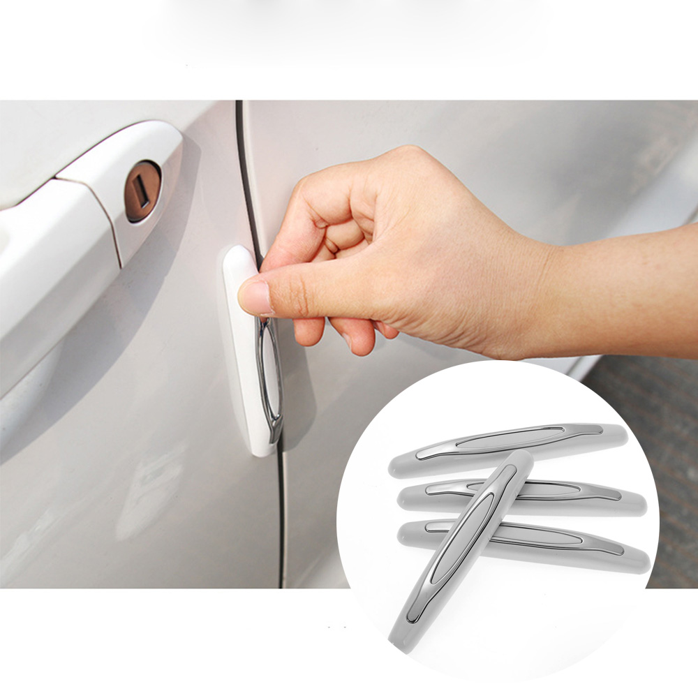 ADG 4Pcs Styling Decorative Edge Trim Corner Bumper Car Door Protector Auto Guard Anti-Collision Strip Anti-Scratch
